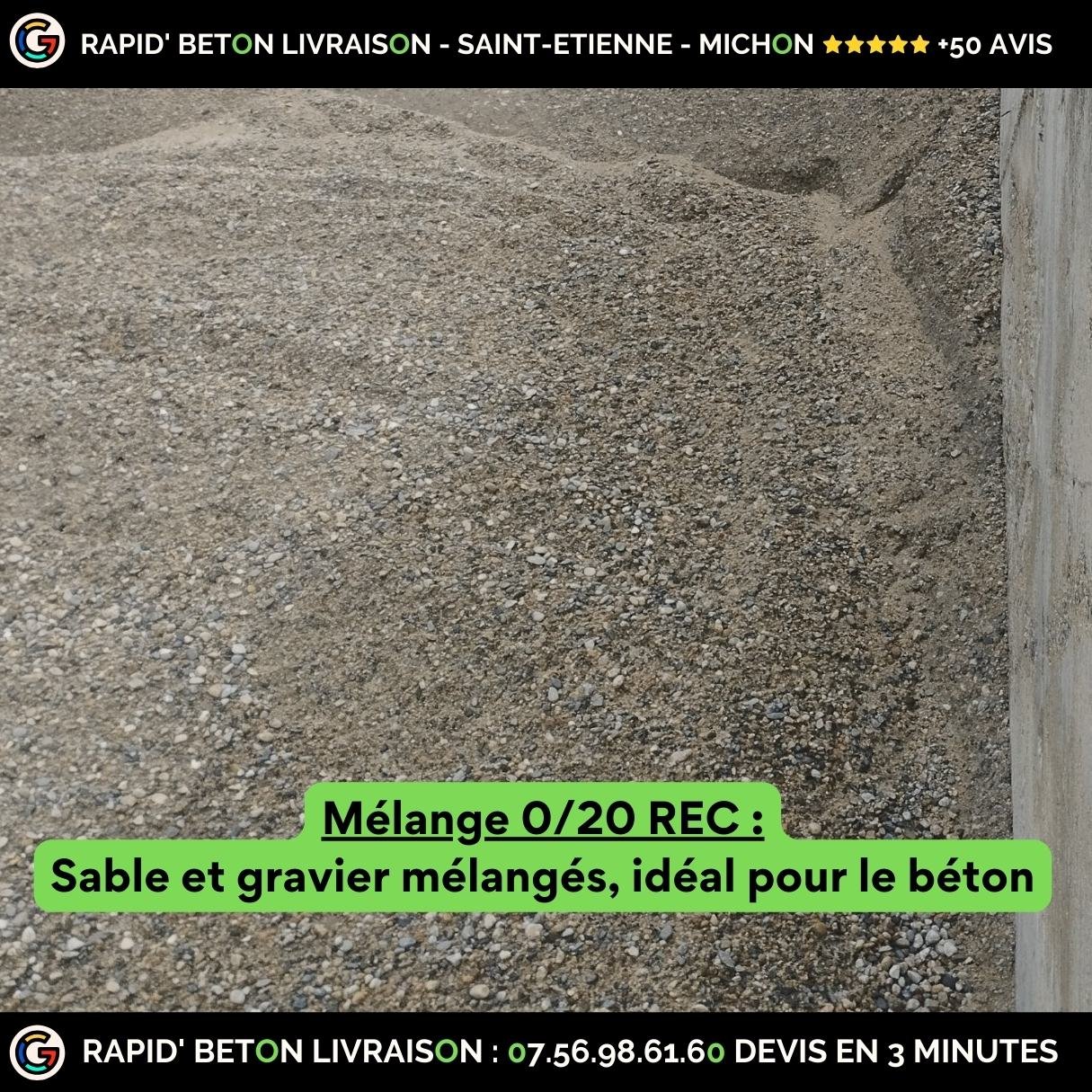 Sable et gravier
